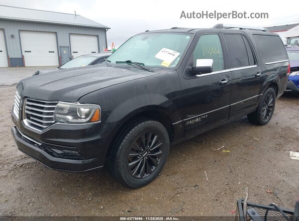 5LMJJ3JT5GEL09660 2016 LINCOLN NAVIGATOR L Черный Передняя левая четверть