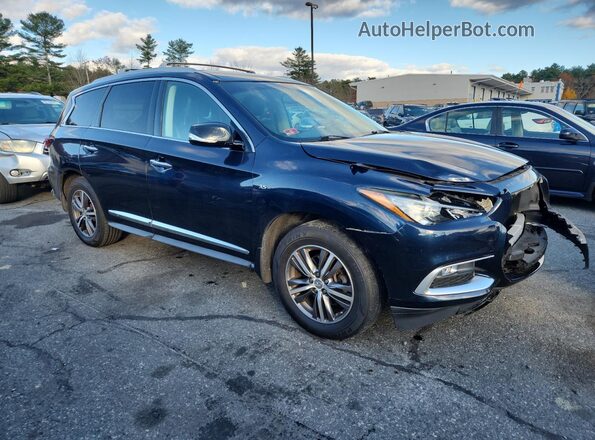 5N1AL0MM1GC513741 2016 INFINITI QX60 Синий Передняя правая четверть