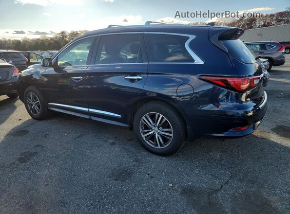 5N1AL0MM1GC513741 2016 INFINITI QX60 Синий Задняя левая четверть