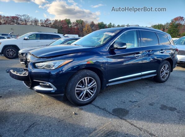 5N1AL0MM1GC513741 2016 INFINITI QX60 Синий Передняя левая четверть