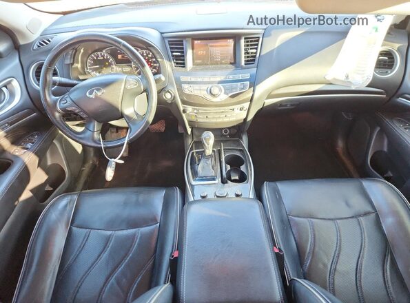 5N1AL0MM2GC513649 2016 INFINITI QX60 Black Widok deski rozdzielczej