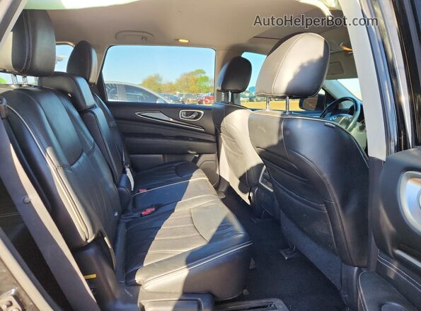 5N1AL0MM2GC513649 2016 INFINITI QX60 Black Widok wnętrza z tyłu