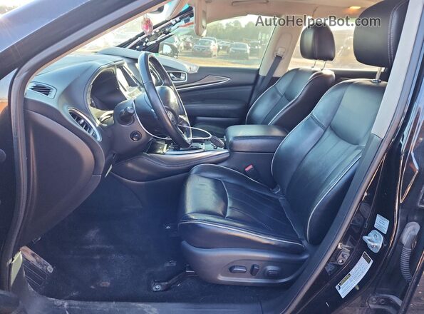 5N1AL0MM2GC513649 2016 INFINITI QX60 Black Widok wnętrza z przodu