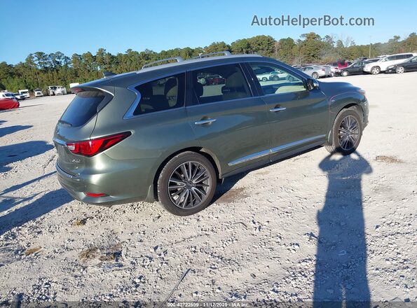 5N1AL0MM6GC505070 2016 INFINITI QX60 Зеленый Задняя правая четверть