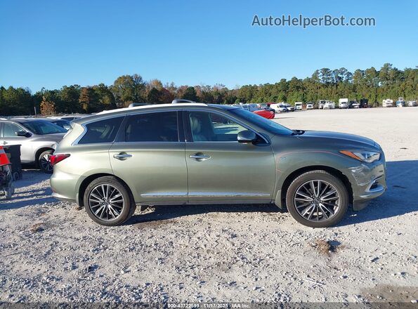 5N1AL0MM6GC505070 2016 INFINITI QX60 Зеленый Вид задней части салона