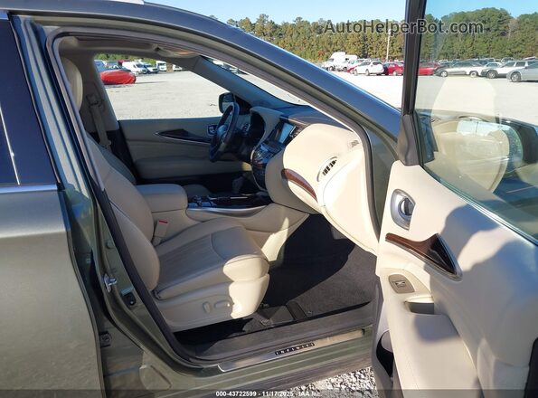 5N1AL0MM6GC505070 2016 INFINITI QX60 Зеленый Вид салона спереди