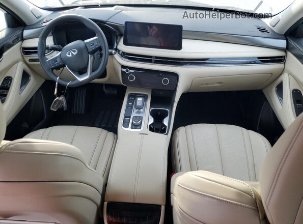 5N1AL1FR0SC348451 2025 INFINITI QX60 Белый Вид панели приборов