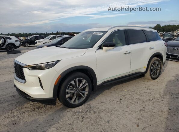 5N1AL1FR0SC348451 2025 INFINITI QX60 Белый Передняя левая четверть