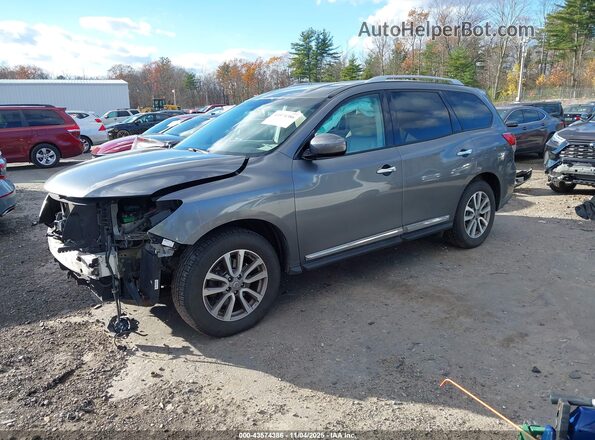 5N1AR2MM5GC642222 2016 NISSAN PATHFINDER Gray Vista tres cuartos delantera izquierda