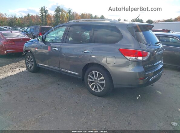 5N1AR2MM5GC642222 2016 NISSAN PATHFINDER Gray Trasero izquierdo