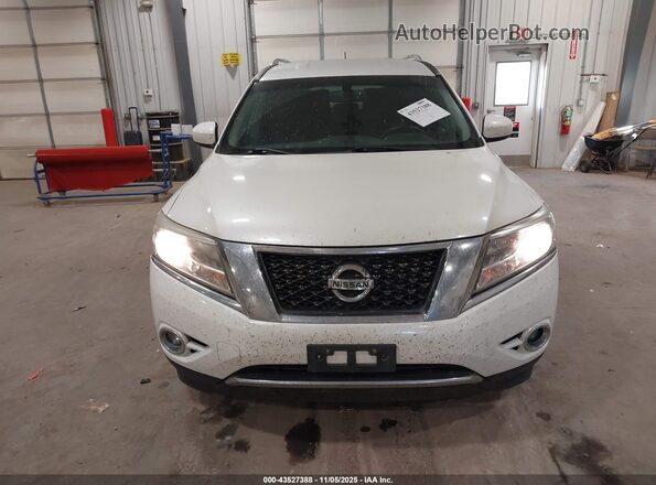 5N1AR2MM8GC642327 2016 NISSAN PATHFINDER White Vista interior trasera