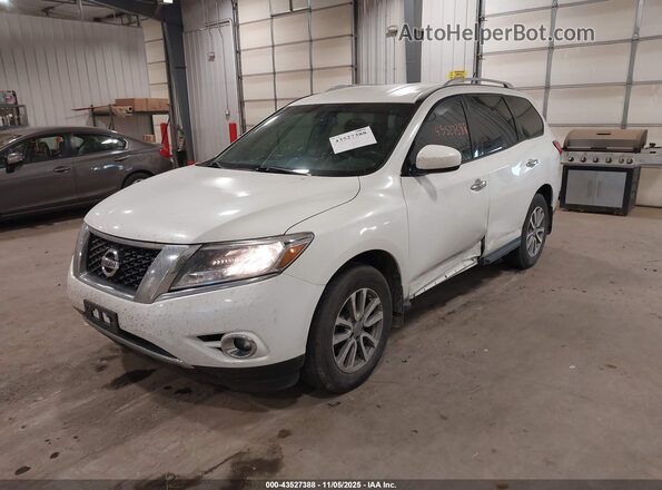 5N1AR2MM8GC642327 2016 NISSAN PATHFINDER White Vista tres cuartos delantera izquierda