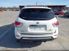 2016 Nissan Pathfinder Platinum White vin: 5N1AR2MMXGC617137