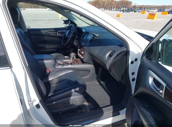 5N1AR2MMXGC617137 2016 NISSAN PATHFINDER White Vista interior delantera