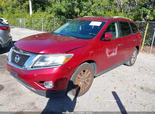 5N1AR2MN8GC607828 2016 NISSAN PATHFINDER Red Przód lewy