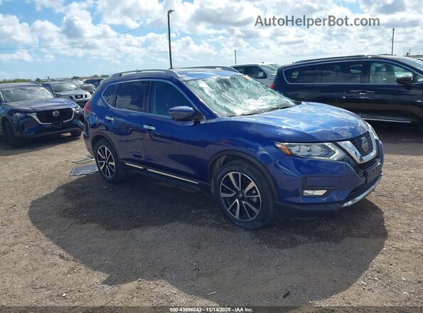 5N1AT2MT5KC788833 2019 NISSAN ROGUE Синий Передняя правая четверть