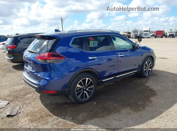 5N1AT2MT5KC788833 2019 NISSAN ROGUE Синий Задняя правая четверть