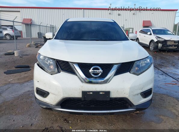 5N1AT2MV2GC918981 2016 NISSAN ROGUE White Instrument cluster view