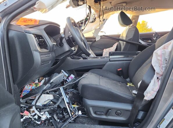 5N1AT3BB7MC768117 2021 NISSAN ROGUE Silver წინა სალონის ხედი