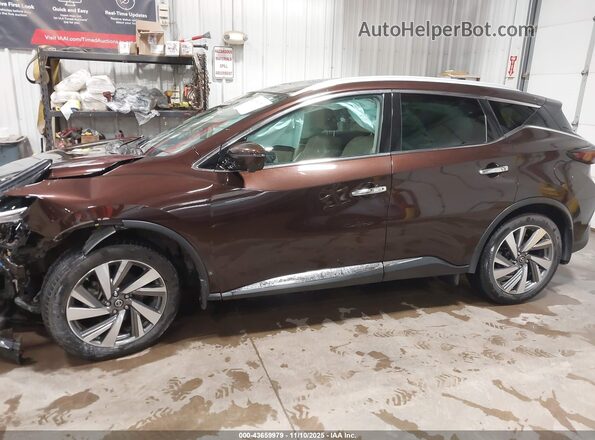 5N1AZ2MS2KN122376 2019 NISSAN MURANO Коричневый Панорамный вид салона 360°