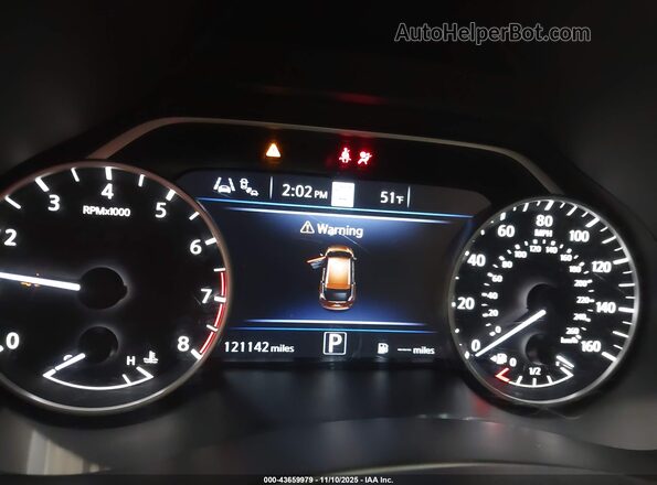 5N1AZ2MS2KN122376 2019 NISSAN MURANO Коричневый Вид задних сидений