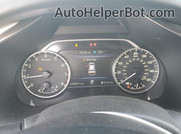 5N1AZ2MS4KN151748 2019 NISSAN MURANO Черный Вид щитка приборов
