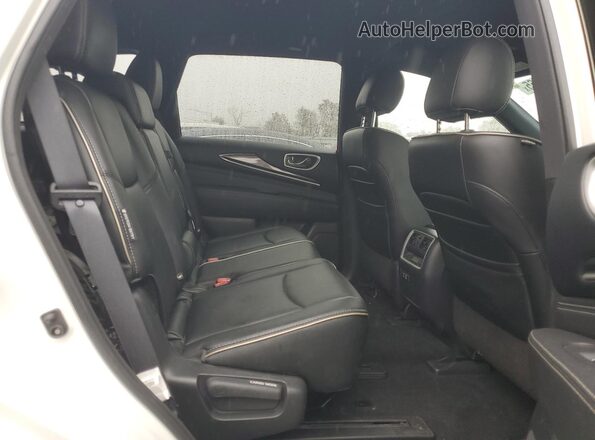 5N1DL0MM0LC530196 2020 INFINITI QX60 White უკანა სალონის ხედი