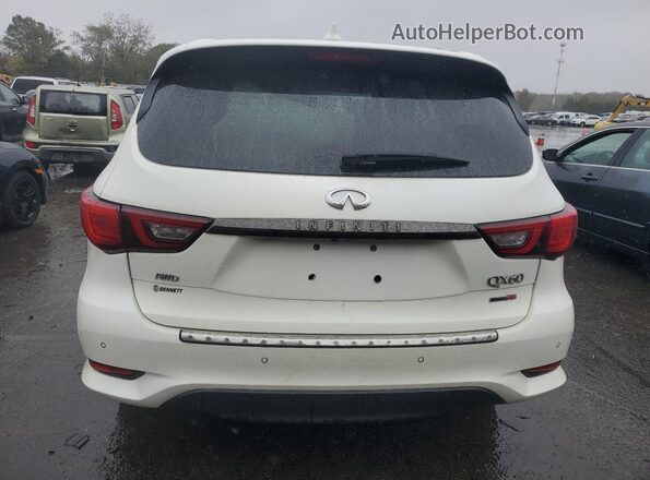 5N1DL0MM0LC530196 2020 INFINITI QX60 White უკანა ხედი