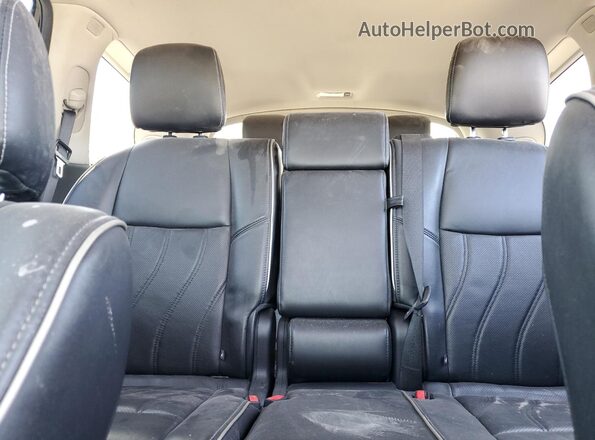 5N1DL0MM1HC505346 2017 INFINITI QX60 Серебряный Вид задних сидений