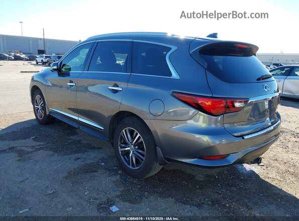 5N1DL0MN3KC507440 2019 INFINITI QX60 Серый Задняя левая четверть