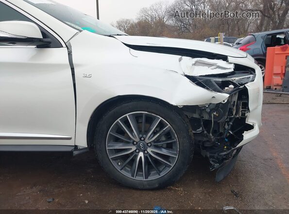 5N1DL0MN4JC502942 2018 INFINITI QX60 White Widok z przodu
