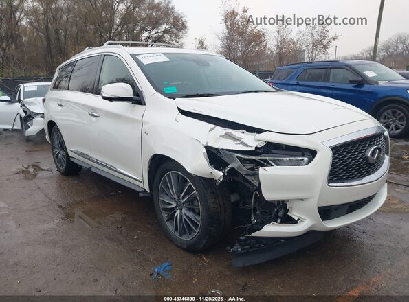 5N1DL0MN4JC502942 2018 INFINITI QX60 White Przód prawy