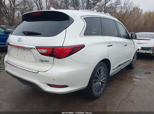 5N1DL0MN4JC502942 2018 INFINITI QX60 White Tył prawy