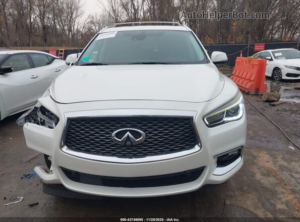 5N1DL0MN4JC502942 2018 INFINITI QX60 White Widok zestawu wskaźników