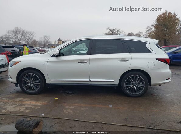 5N1DL0MN4JC502942 2018 INFINITI QX60 White Widok wnętrza 360 stopni