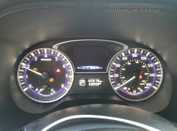 5N1DL0MN4LC520313 2020 INFINITI QX60 Черный Вид щитка приборов
