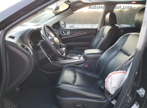 5N1DL0MN4LC520313 2020 INFINITI QX60 Черный Вид салона спереди