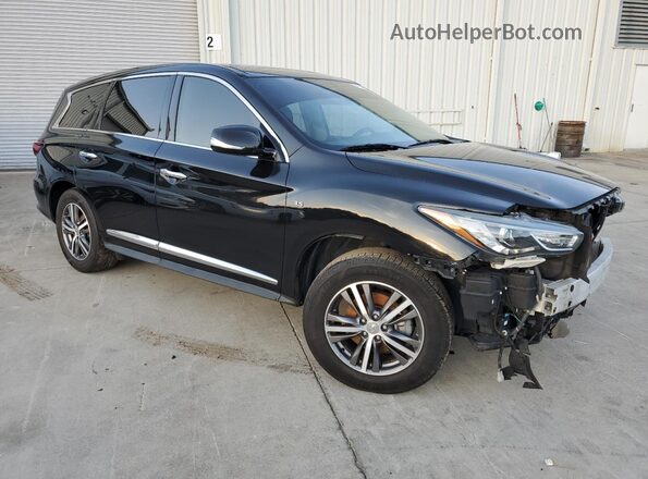 5N1DL0MN4LC520313 2020 INFINITI QX60 Черный Передняя правая четверть