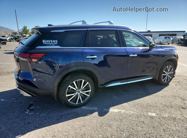 5N1DL1GSXPC345627 2023 INFINITI QX60 Синий Задняя правая четверть