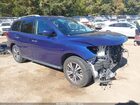 2020 Nissan Pathfinder Sv 2wd Синий vin: 5N1DR2BN8LC605829
