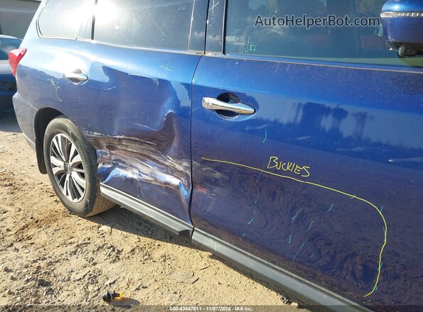 5N1DR2MM0HC684683 2017 NISSAN PATHFINDER Синий Вид спереди