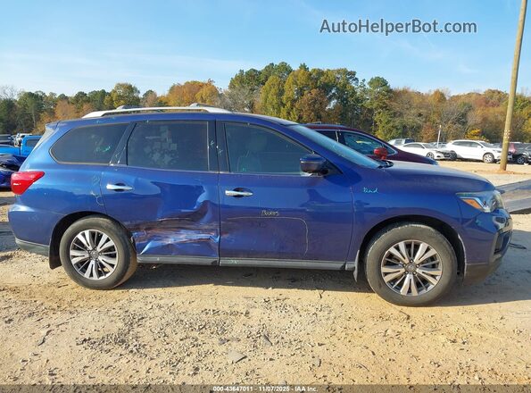 5N1DR2MM0HC684683 2017 NISSAN PATHFINDER Синий Вид задней части салона
