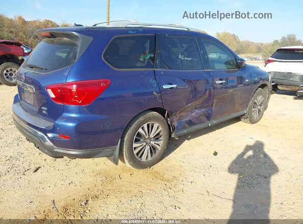 5N1DR2MM0HC684683 2017 NISSAN PATHFINDER Синий Задняя правая четверть