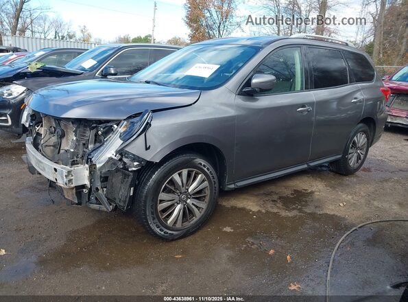 5N1DR2MM0HC690659 2017 NISSAN PATHFINDER Серый Передняя левая четверть