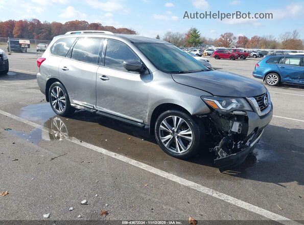 5N1DR2MM0KC641338 2019 NISSAN PATHFINDER Серый Передняя правая четверть