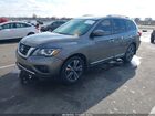 2019 Nissan Pathfinder Platinum Серый vin: 5N1DR2MM0KC641338