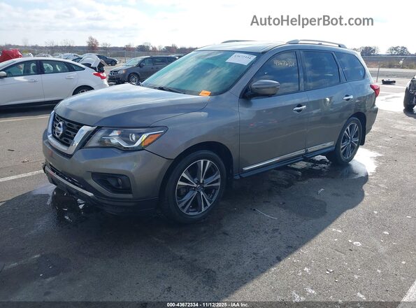 5N1DR2MM0KC641338 2019 NISSAN PATHFINDER Серый Передняя левая четверть