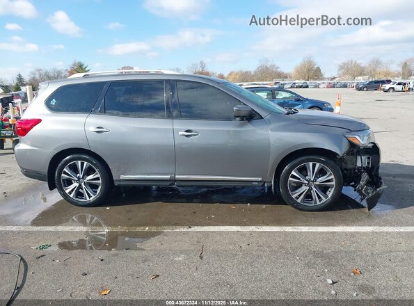5N1DR2MM0KC641338 2019 NISSAN PATHFINDER Серый Вид задней части салона