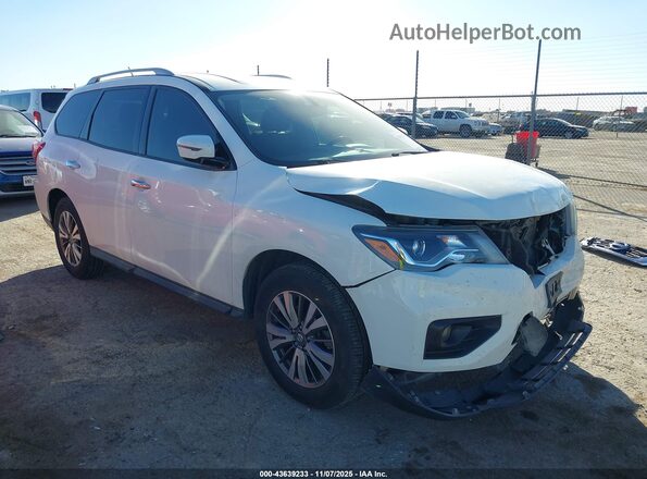 5N1DR2MM2JC636172 2018 NISSAN PATHFINDER White Delantero derecho