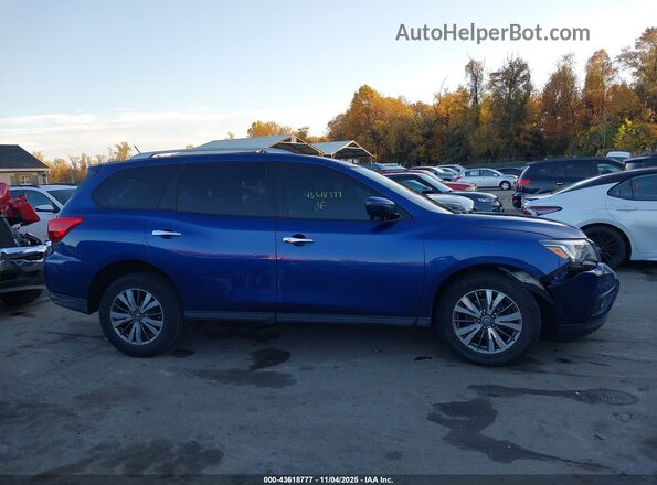 5N1DR2MM7JC662265 2018 NISSAN PATHFINDER Синий Панорамный вид салона 360°